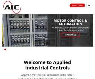 Aic-Controls.com(Applied Industrial Controls) Screenshot