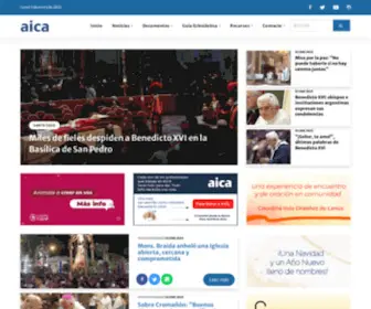 Aica.org.ar(Agencia Informativa Católica Argentina) Screenshot