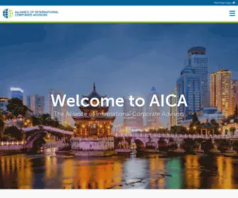 Aicanetwork.com(Alliance of International Corporate Advisors) Screenshot
