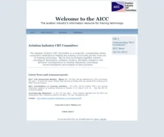 Aicc.org(Aviation Industry Computer) Screenshot