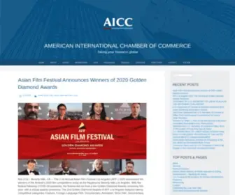 Aiccus.org(American International Chamber of Commerce) Screenshot
