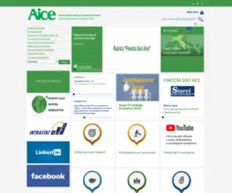 Aicebiz.com(Associazione Italiana Commercio Estero) Screenshot