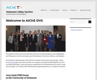 Aiche-Philadelphia.org(American Institute of Chemical Engineers) Screenshot