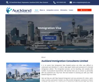 Aicl.co.nz(Immigration consultant in NZ and Auckland) Screenshot