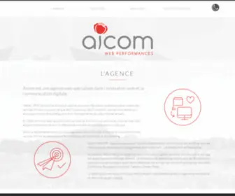 Aicom.fr(Aicom Web Performances) Screenshot