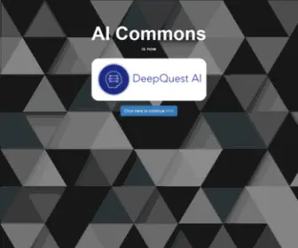 Aicommons.science(DeepQuest AI) Screenshot