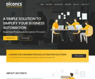 Aiconcs.com(Business Process Automation Solution) Screenshot