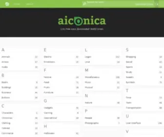 Aiconica.net(Free Icons) Screenshot