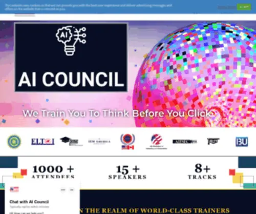 Aicouncil.org(We Train it to You with Perfection) Screenshot