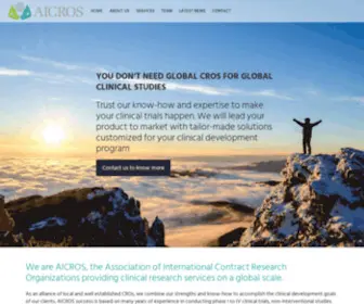 Aicros.com(Our Mission) Screenshot