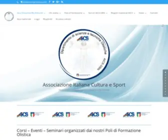 Aicsdisciplinebionaturali.it(Aics Discipline Bio Naturali) Screenshot