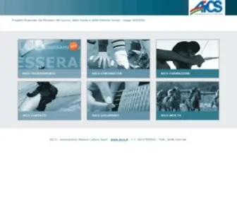 Aicsnetwork.net(Associazione Italiana Cultura e Sport) Screenshot