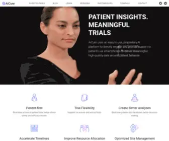 Aicure.com(The link between patients) Screenshot