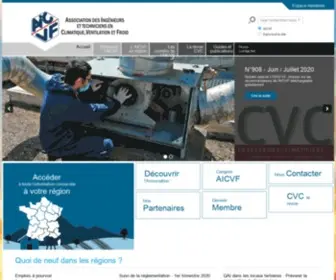 AicVF.org(La communauté des Ingénieurs en Climatique) Screenshot