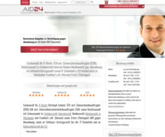 Aid24.de(AID24 Rechtsanwaltskanzlei) Screenshot