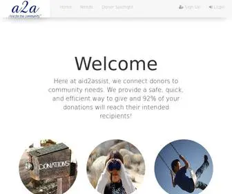 Aid2Assist.com(A2a) Screenshot