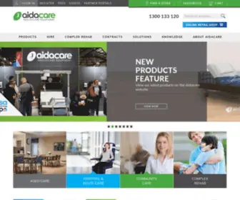 Aidacare.com.au(Home) Screenshot
