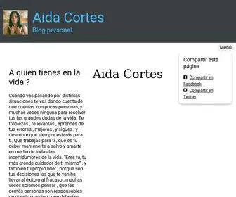 Aidacortesll.com(Autobiografía) Screenshot