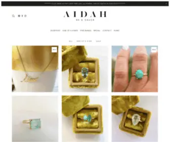 AidahJewelry.com(Aidah Jewelry) Screenshot