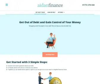 Aidanfinance.co.uk(Get help today) Screenshot