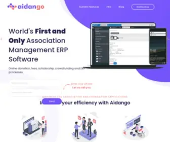 Aidango.com(Dernek işletme otomasyonu (dernek takip)) Screenshot