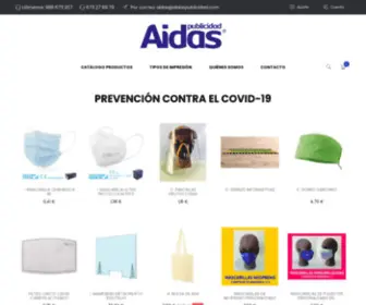 Aidaspublicidad.com(Regalos Publicitarios y Merchandising) Screenshot