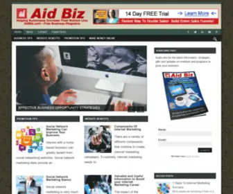 Aidbiz.com(Aid Biz) Screenshot