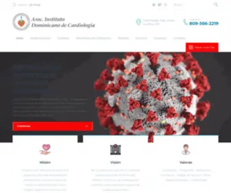 Aidc.do(Asoc. Instituto Dominicano de Cardiología) Screenshot