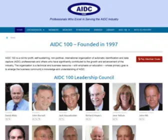 Aidc100.org(Aidc 100) Screenshot