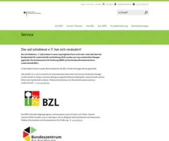 Aid.de(Der aid infodienst e. V. (aid)) Screenshot