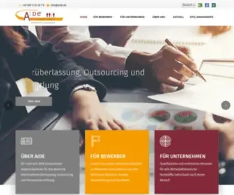 Aide.de(Aide Personal Service) Screenshot