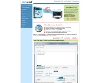 Aidecad.com(PDF to DWG) Screenshot