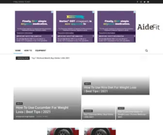 Aidefit.com(Home) Screenshot