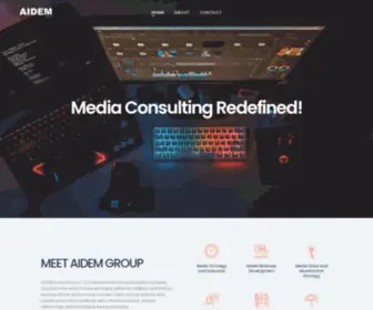 AidemGroup.com(Media Consulting) Screenshot
