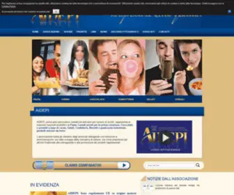 Aidepi.it(Associazione delle Industrie del Dolce e della Pasta italiane) Screenshot