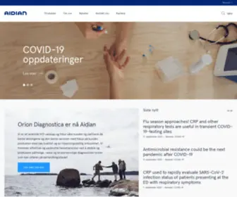 Aidian.no(Tester for diagnostikk) Screenshot