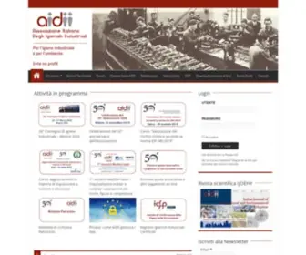 Aidii.it(Associazione Italiana degli Igienisti Industriali) Screenshot