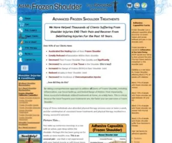 Aidmyfrozenshoulder.com(Frozen Shoulder) Screenshot