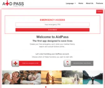 Aidpass.com(AidPass) Screenshot