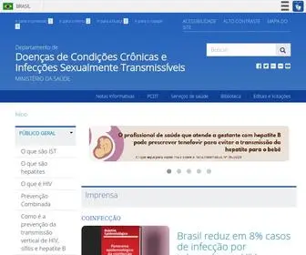 Aids.gov.br(Aids) Screenshot