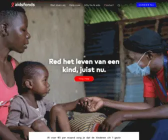Aids.nl(Aidsfonds) Screenshot