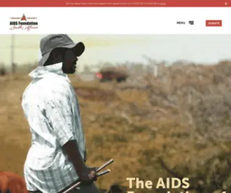 Aids.org.za(Aids Foundation South Africa) Screenshot