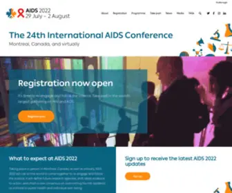 Aids2022.org(AIDS 2022) Screenshot