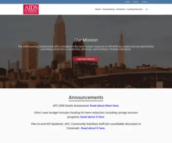 Aidsfundingcollaborative.org(AIDS Funding Collaborative) Screenshot