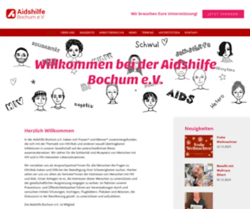 Aidshilfe-Bochum.de(Aidshilfe Bochum e.V) Screenshot