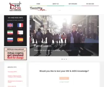 Aidslinkinternational.org(Aidslink International) Screenshot