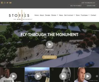 Aidsmonument.org(The Foundation for the AIDS Monument) Screenshot