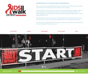 Aidswalkdetroit.org(AIDS Walk Detroit) Screenshot