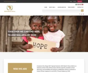 Aidswatchafrica.net(An Africa free from AIDS) Screenshot