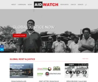 Aidwatch.org.au(Aid/Watch) Screenshot